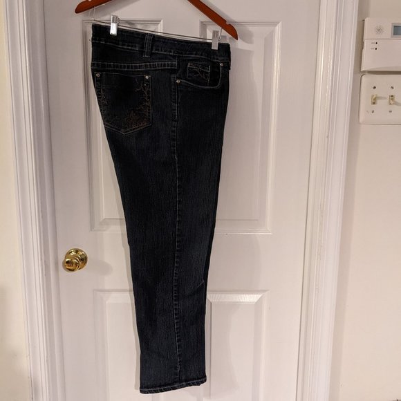 Faded Glory Jeans Faded Glory Stretch Jeans With Decorative Back